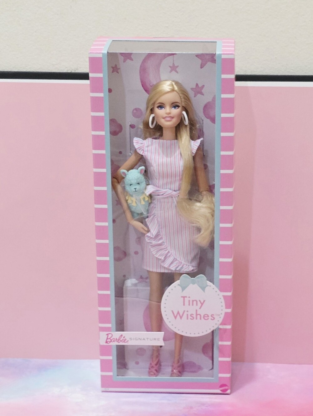 Barbie Tiny Wishes Doll (11.5-inch) Collectible Doll in Wrap Dress Accessories - Picture 3 of 12